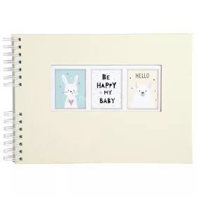 Kreatív scrapbook készlet, EXACOMPTA, pasztell sárga