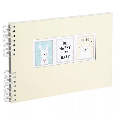 Kreatív scrapbook készlet, EXACOMPTA, pasztell sárga