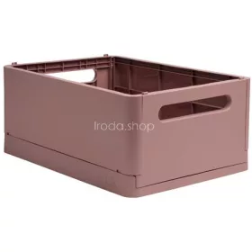   Tárolódoboz, A4+, összecsukható, EXACOMPTA "Skandi", rózsaszín