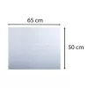 Könyökalátét, PVC, 500x650 mm, EXACOMPTA, áttetsző