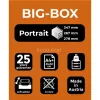 Irattároló, műanyag, 4 fiókos, EXACOMPTA "Big-Box Office", szürke