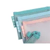 Rendszerező tasak, cipzáras, hálós, A6, EXACOMPTA "Chromaline Pastel", vegyes színek