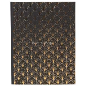   Vendégkönyv, 27x22 cm, 50 lap, EXACOMPTA "Neo Deco", fekete