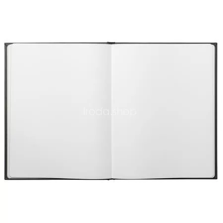 Vendégkönyv, 27x22 cm, 50 lap, EXACOMPTA "Neo Deco", fekete