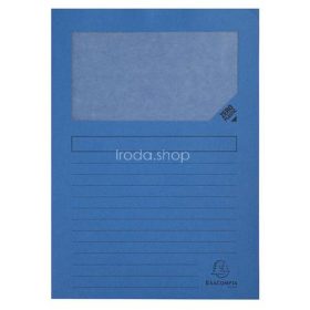   Mappa, ablakos, karton, EXACOMPTA "Forever®", fényes kék