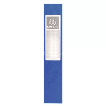 Gumis mappa, karton, A4, 60 mm, EXACOMPTA, kék