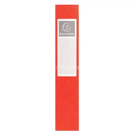 Gumis mappa, karton, A4, 60 mm, EXACOMPTA, piros