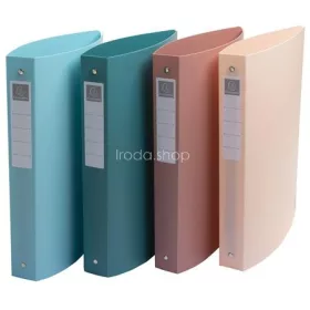   Gyűrűs könyv, 4 gyűrű, 30 mm,  A4, EXACOMPTA "Skandi", vegyes színek