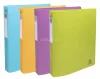 Gyűrűs könyv, 4 gyűrű, 40 mm, A4+, PP, EXACOMPTA "Pop'Nco", vegyes színek