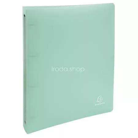 Gyűrűs könyv, 4 gyűrű, 40 mm, A4, PP, EXACOMPTA, vegyes pasztell színek