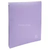 Gyűrűs könyv, 4 gyűrű, 40 mm, A4, PP, EXACOMPTA, pasztell lila