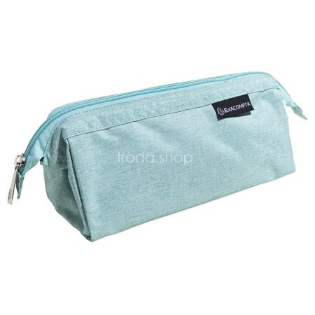 Tolltartó, cipzáras, EXACOMPTA "AutentiK", vegyes színek