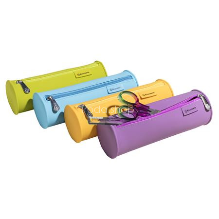 Tolltartó, cipzáras, henger, EXACOMPTA "Pop'Nco", vegyes színek