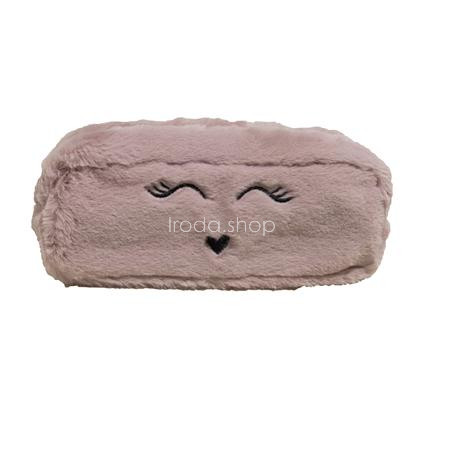 Tolltartó, cipzáras, EXACOMPTA "Fur", vegyes színek