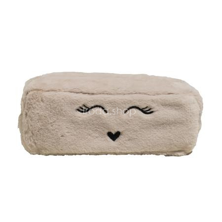 Tolltartó, cipzáras, EXACOMPTA "Fur", vegyes színek