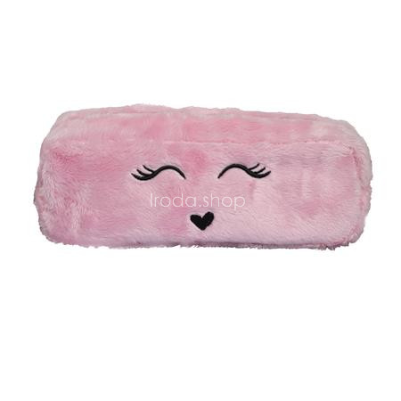 Tolltartó, cipzáras, EXACOMPTA "Fur", vegyes színek