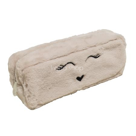 Tolltartó, cipzáras, EXACOMPTA "Fur", vegyes színek