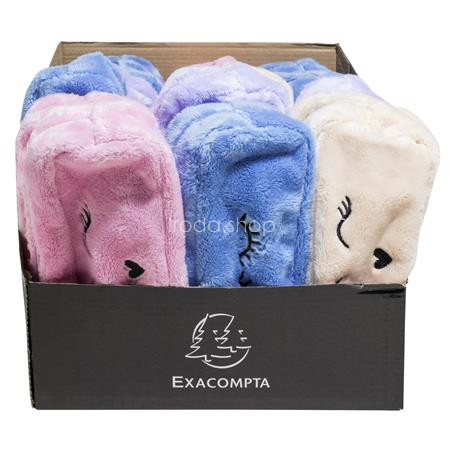 Tolltartó, cipzáras, EXACOMPTA "Fur", vegyes színek