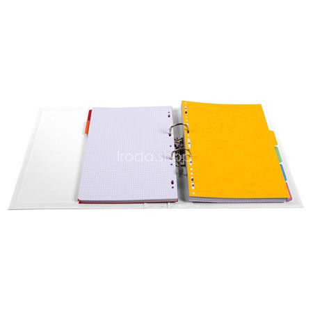 Iratrendező, 50 mm, A4, PVC, EXACOMPTA, fehér