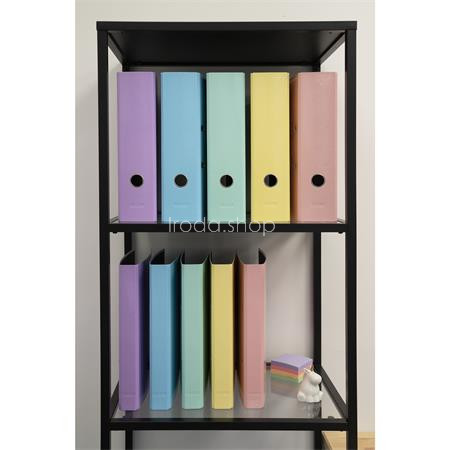 Iratrendező, 80 mm, A4, karton, EXACOMPTA "Aquarel", pasztell kék