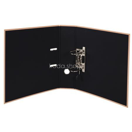 Iratrendező, 80 mm, A4, karton, EXACOMPTA "Aquarel", pasztell korall