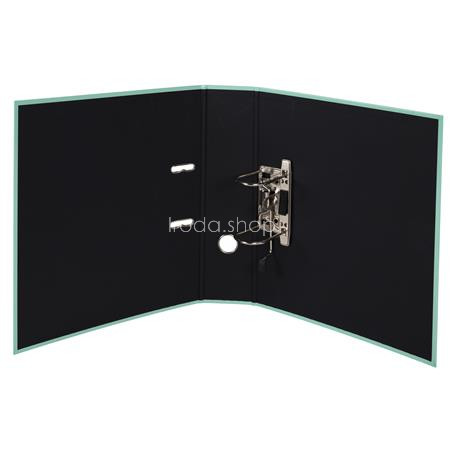 Iratrendező, 80 mm, A4, karton, EXACOMPTA "Aquarel", pasztell zöld