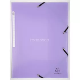   Gumis mappa, PP, A4, EXACOMPTA "Chromaline Pastel", lila