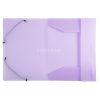 Gumis mappa, PP, A4, EXACOMPTA "Chromaline Pastel", lila
