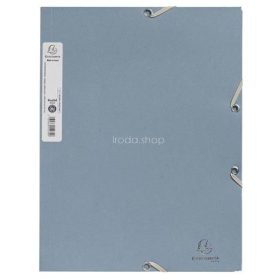   Gumis mappa, prespán, A4, 15 mm, EXACOMPTA, "AutentiK", szürkéskék