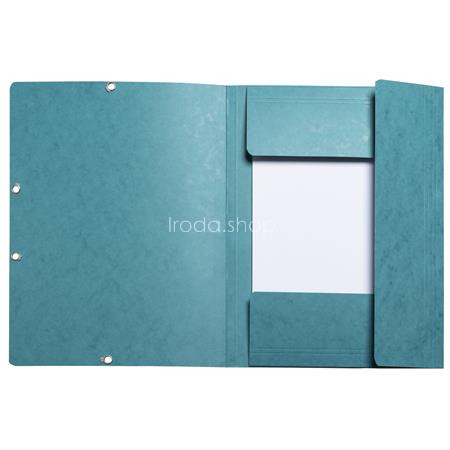 Gumis mappa, prespán, A4, EXACOMPTA "Skandi", nyugodt kék