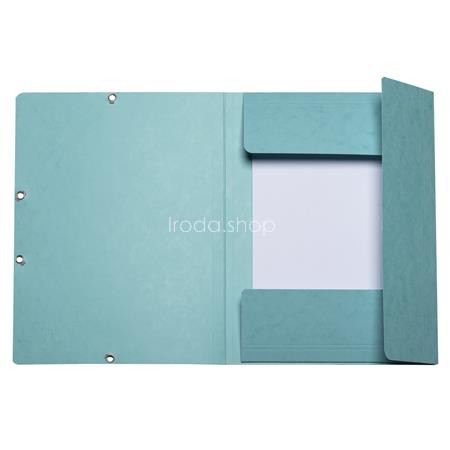 Gumis mappa, prespán, A4, EXACOMPTA "Skandi", jégkék