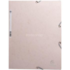   Gumis mappa, prespán, A4, EXACOMPTA "Skandi", nude