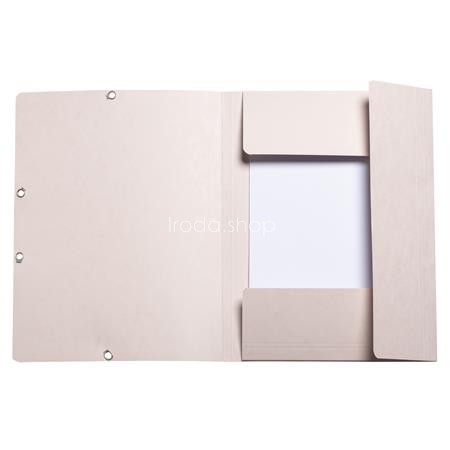 Gumis mappa, prespán, A4, EXACOMPTA "Skandi", nude