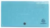 Harmonikamappa, 260x140 mm, PP, 7 rekeszes, EXACOMPTA "Pop'NCo", ciánkék