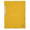 Gumis mappa, prespán, A4, EXACOMPTA, sárga