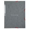 Gumis mappa, prespán, A4, EXACOMPTA, sötét szürke