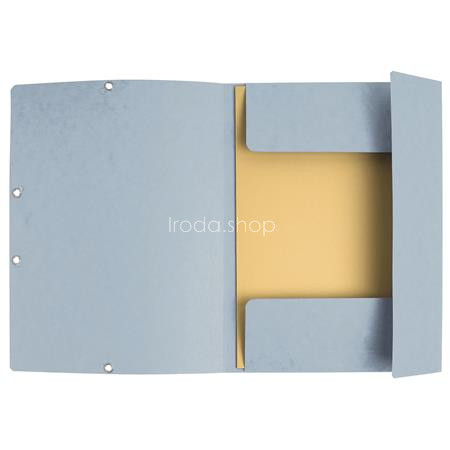 Gumis mappa, prespán, A4, EXACOMPTA, szürke