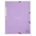 Gumis mappa, prespán, A4, EXACOMPTA, "Aquarel", lila