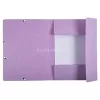 Gumis mappa, prespán, A4, EXACOMPTA, "Aquarel", lila