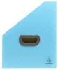 Harmonika iratpapucs, 265x325 mm, PP, 12 rekeszes, EXACOMPTA "Pop'NCo", ciánkék