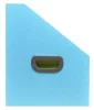Harmonika iratpapucs, 265x325 mm, PP, 12 rekeszes, EXACOMPTA "Pop'NCo", ciánkék