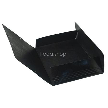 Gumis mappa, karton, A4, EXACOMPTA "Iderama", fekete