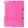 Gumis mappa, karton, A4, EXACOMPTA "Iderama", pink
