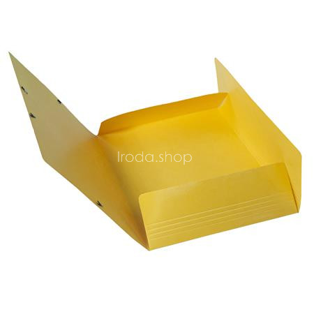 Gumis, mappa, karton, A4, EXACOMPTA "Iderama", sárga