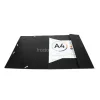 Gumis mappa, PP, A4, EXACOMPTA "Opak", fekete