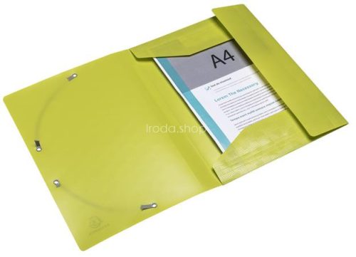 Gumis mappa, PP, A4, 15 mm, EXACOMPTA "Pop'NCo", vegyes színek