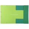 Gumis mappa, karton, A4, EXACOMPTA "Forever®", zöld