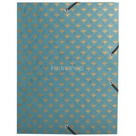   Gumis mappa, karton, A4, 40 mm, EXACOMPTA "Néo Déco", vegyes színek