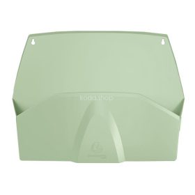   Fali rendszerező, 1 rekeszes, fekvő, 38,2x28,9x7,2 cm, EXACOMPTA "Autentik", zsályazöld