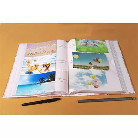 Fotóalbum, 22,5x32,5 cm, 50 lap, EXACOMPTA "Pastel Tropic"